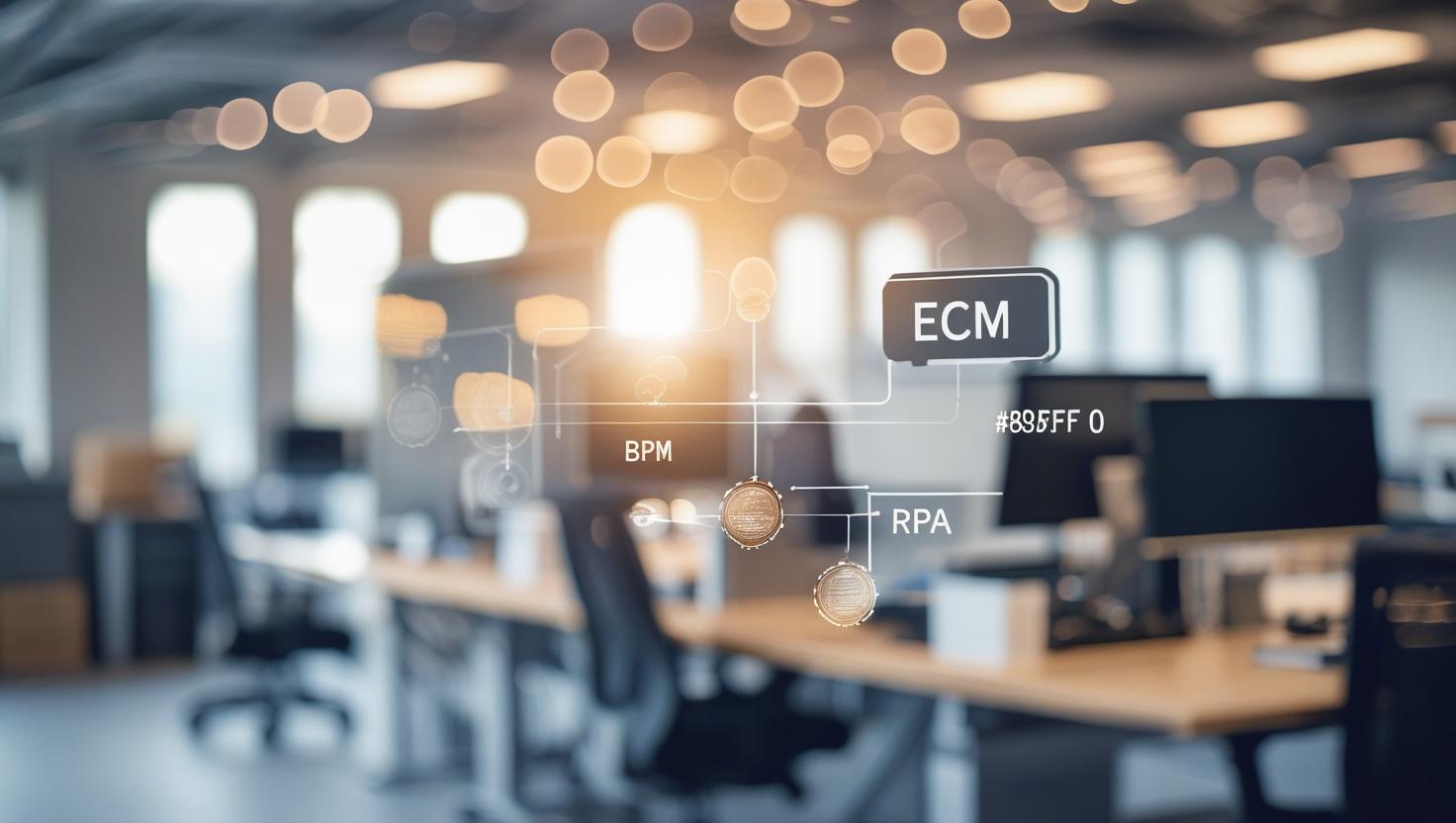 O Trio da Transformação Digital: ECM, BPM e RPA Juntos