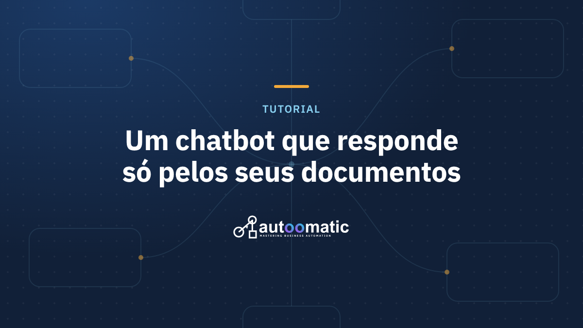Como criar um chatbot com IA que responde só pelos seus docs