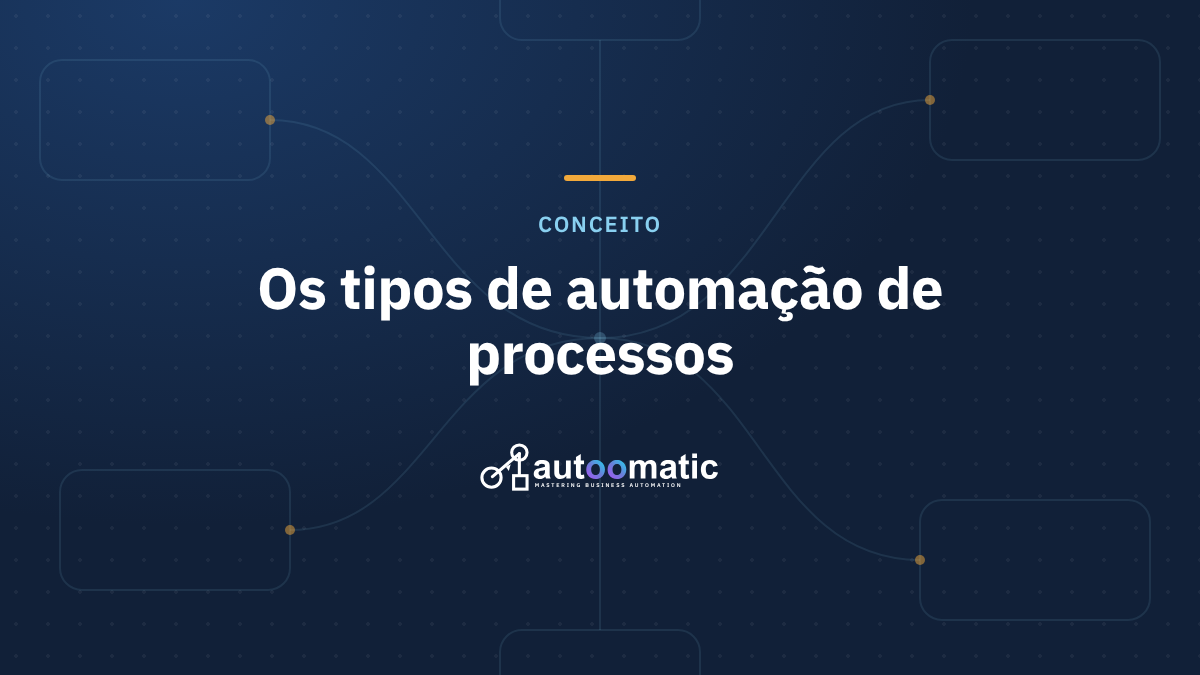 Tipos de Automação de Processos: Desmistificando o Caminho para a Eficiência