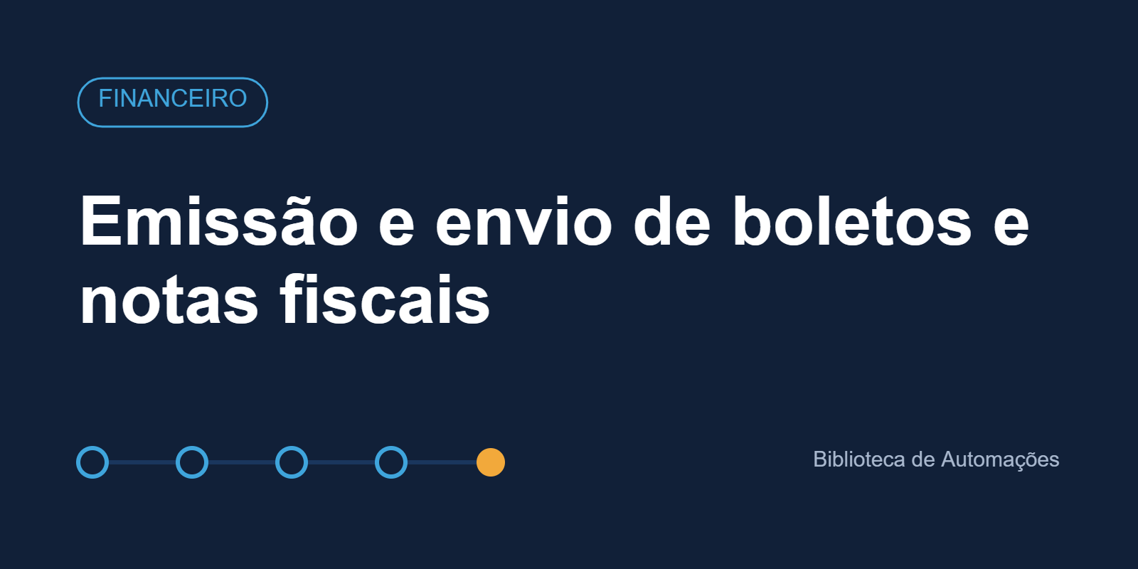 Emissão e envio de boletos e notas fiscais