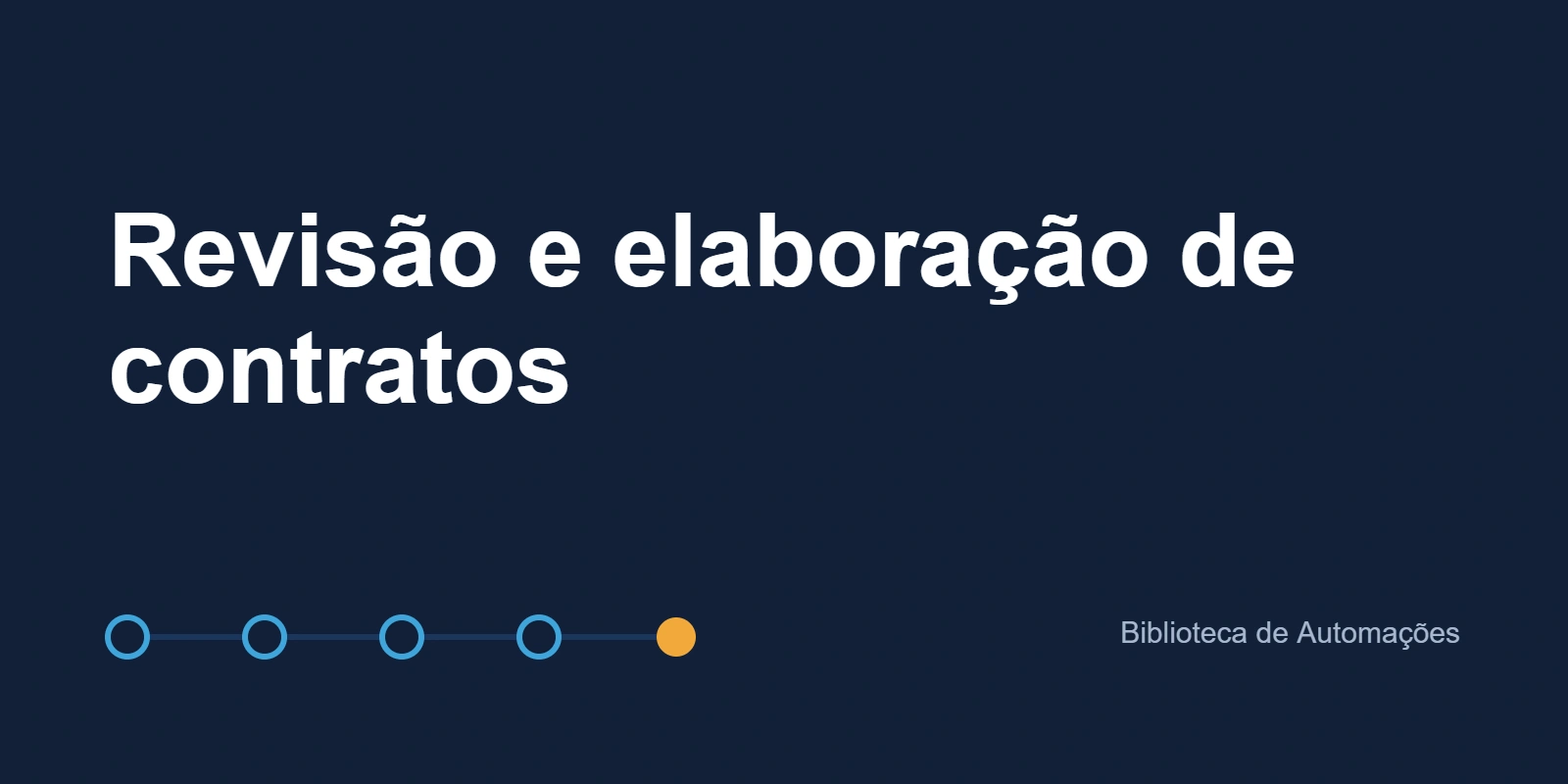Revisão e elaboração de contratos