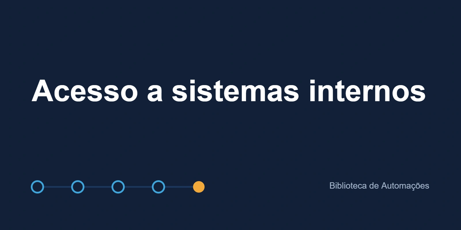 Acesso a sistemas internos