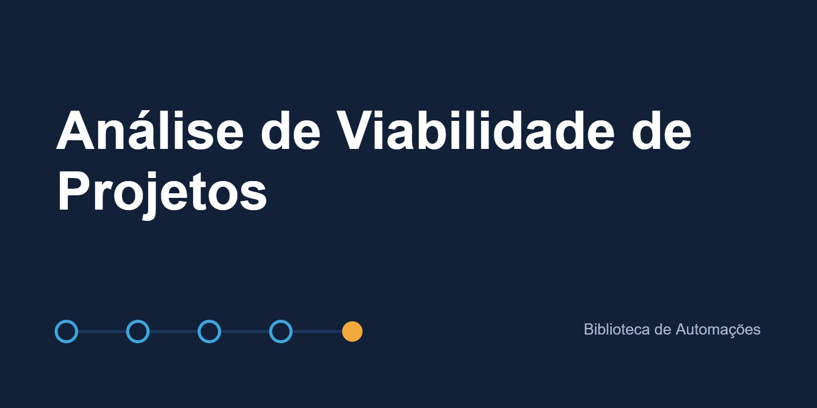 Análise de Viabilidade de Projetos