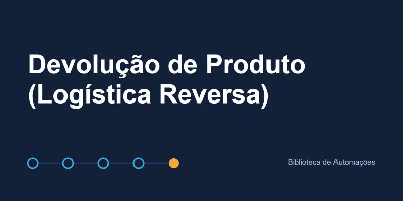 Devolução de Produto (Logística Reversa)